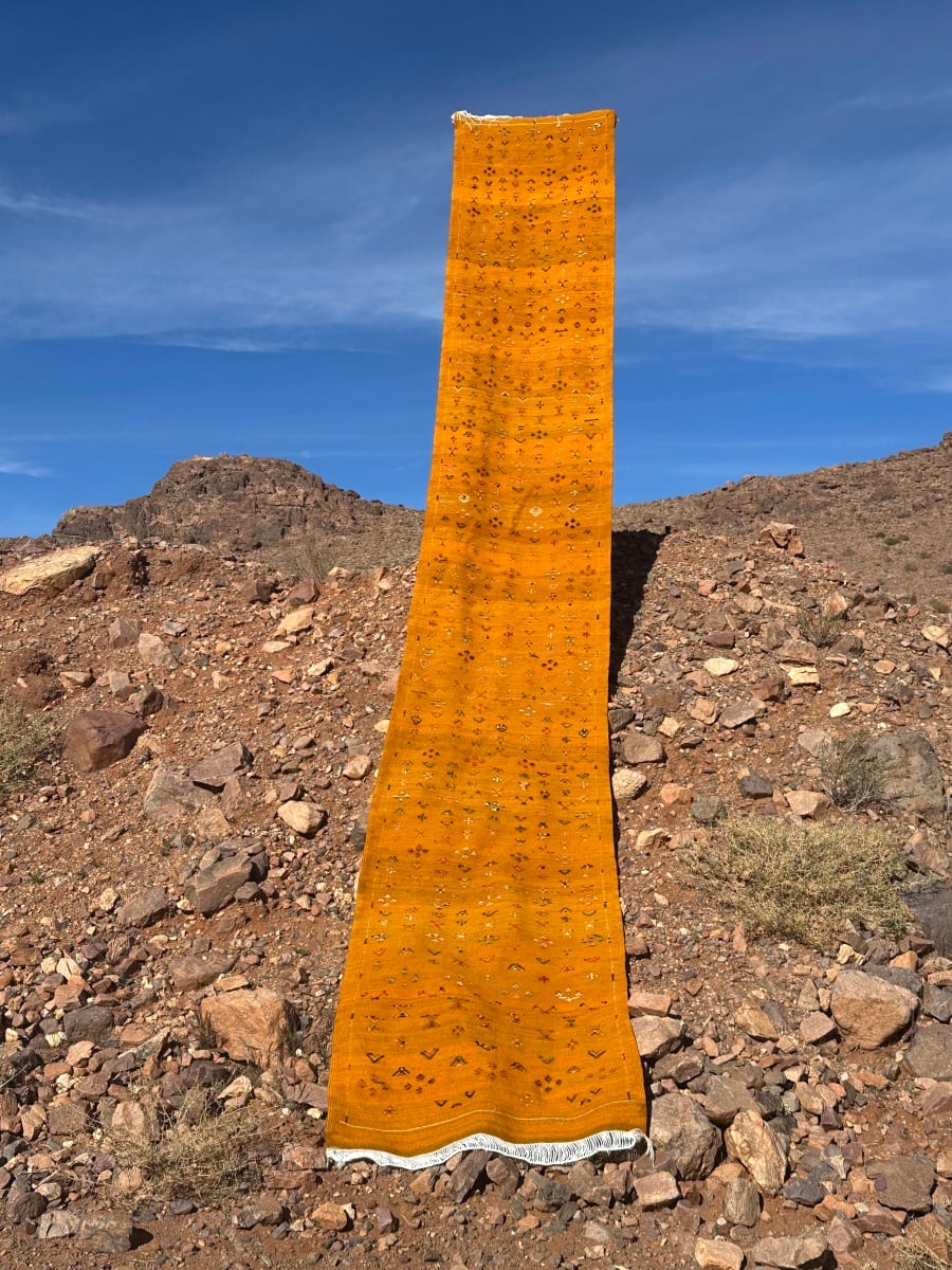 Handmade Moroccan Flatweave Rug