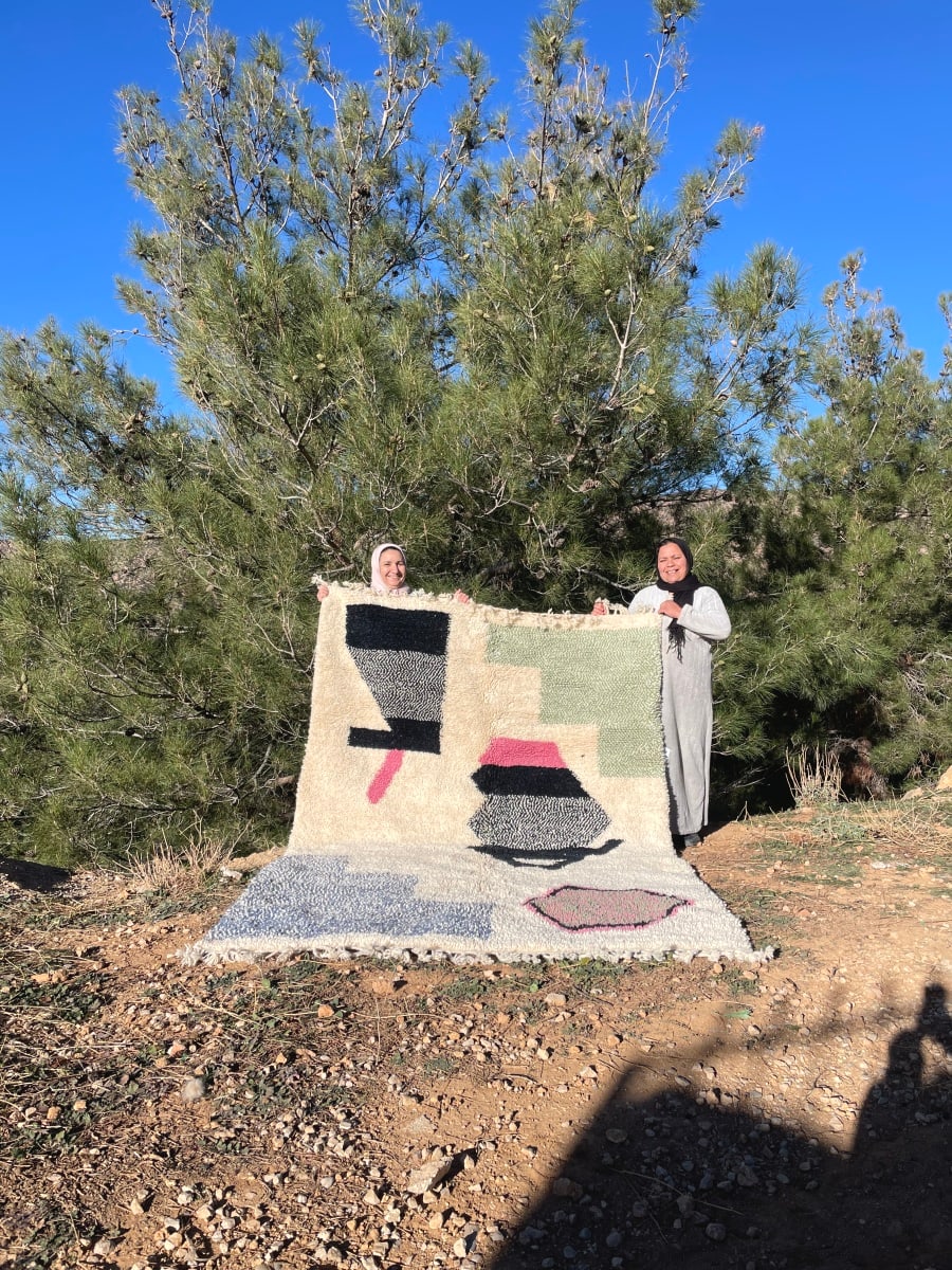  Beni Ourain  Colored Morocco