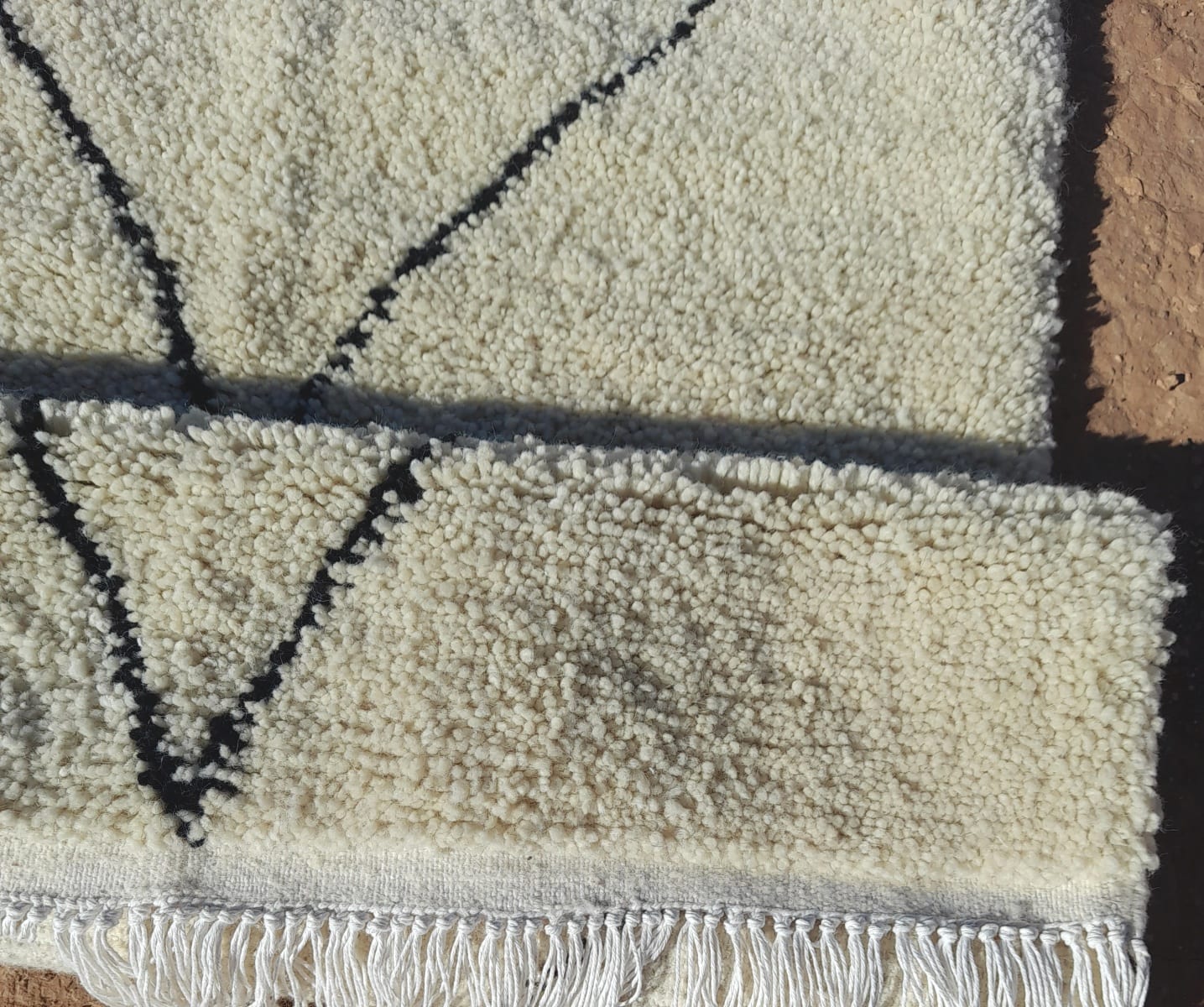  Rug   and  Black, White Morocco