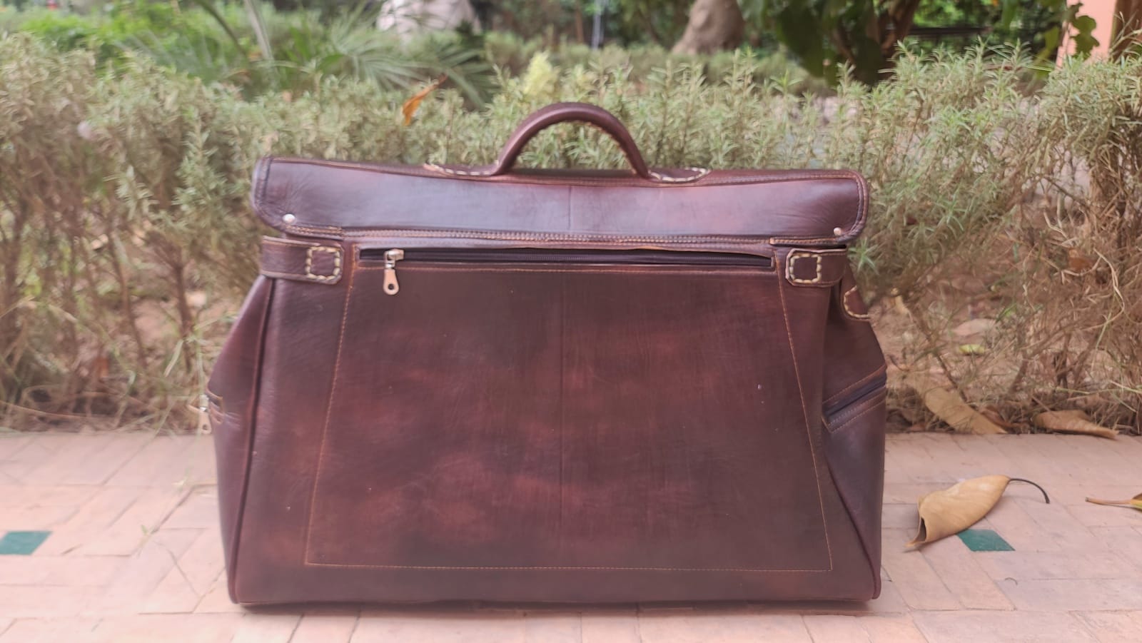  bag leather and Sabra silk Colored Morocco