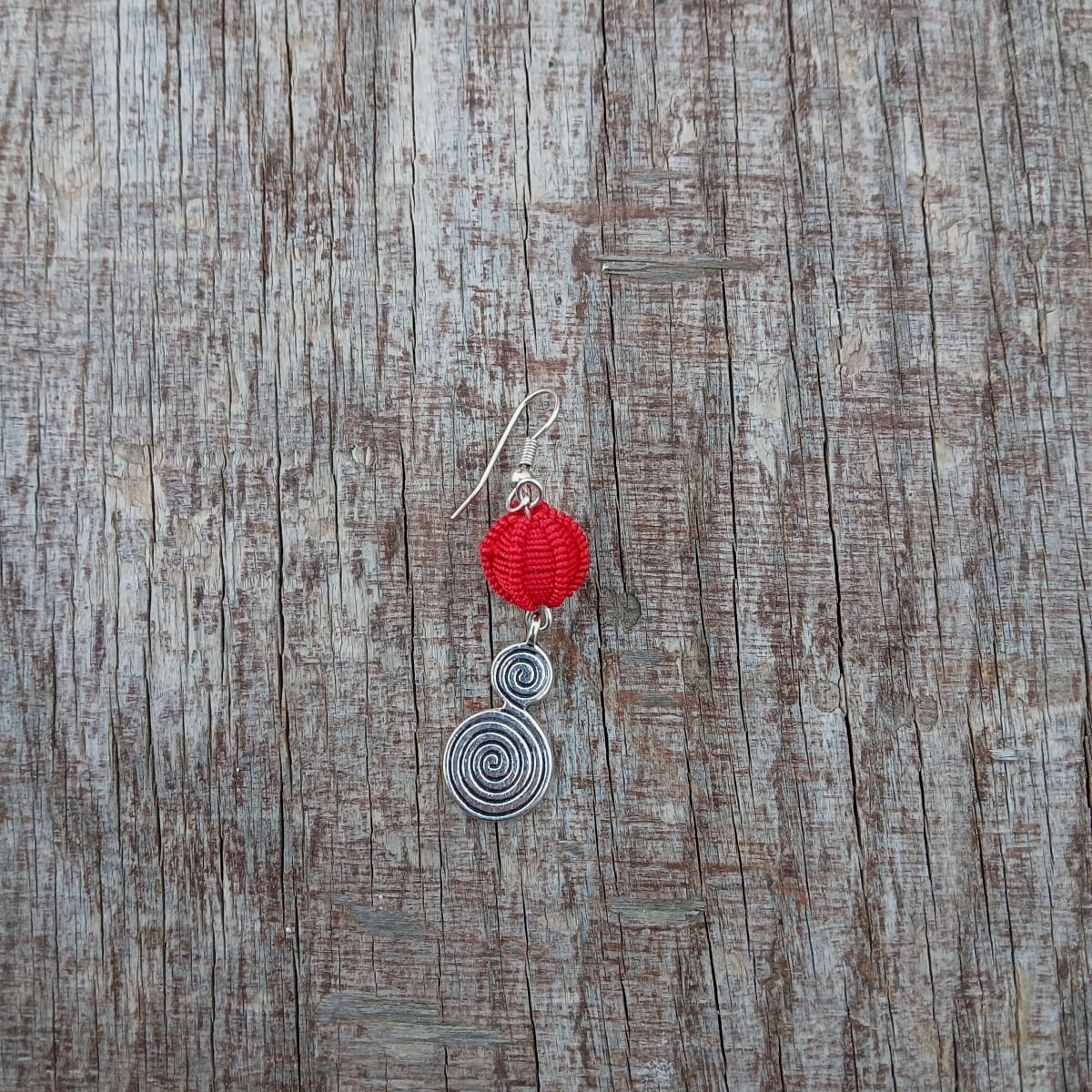 Button Dangle Earrings