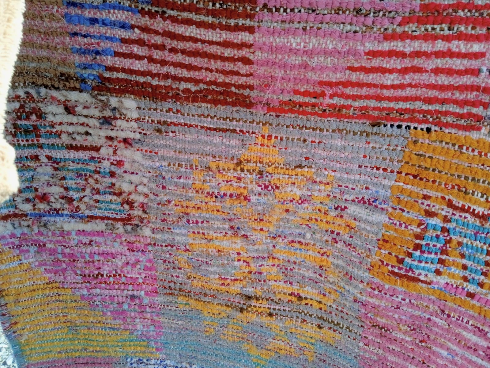  Boucherouite Cotton Thread Colored Morocco