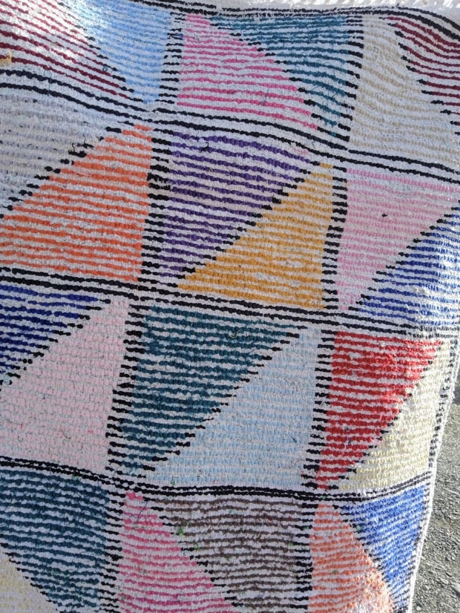 Boucherouite Cotton Thread Colored Morocco
