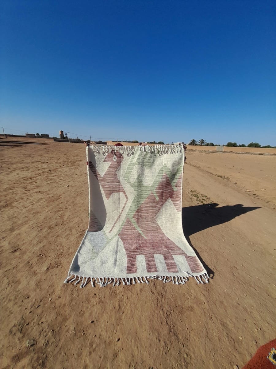  Rug   and  Red, Green Morocco
