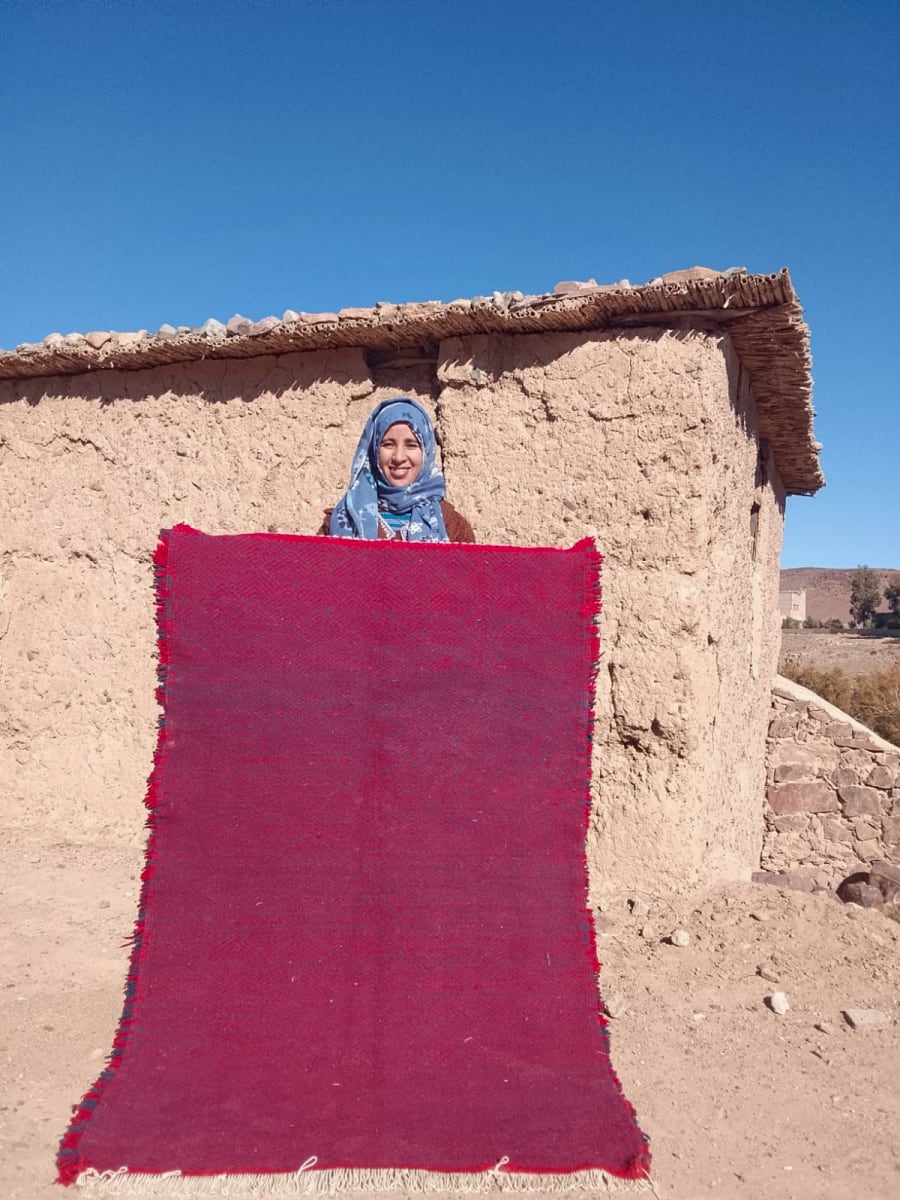  Hanbel  Red, Blue Morocco