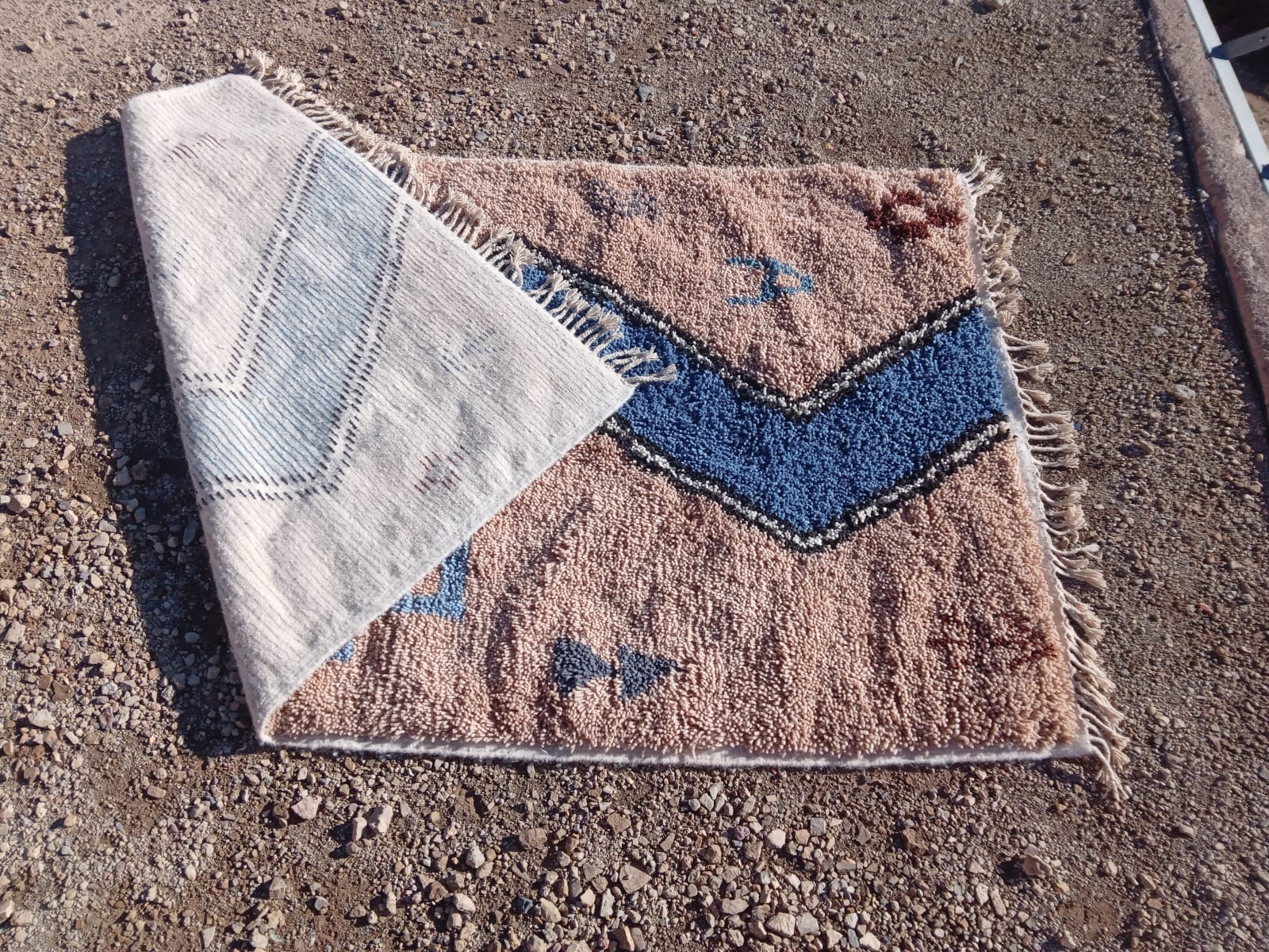  Beni Ourain Wool String and Wool Colored Morocco
