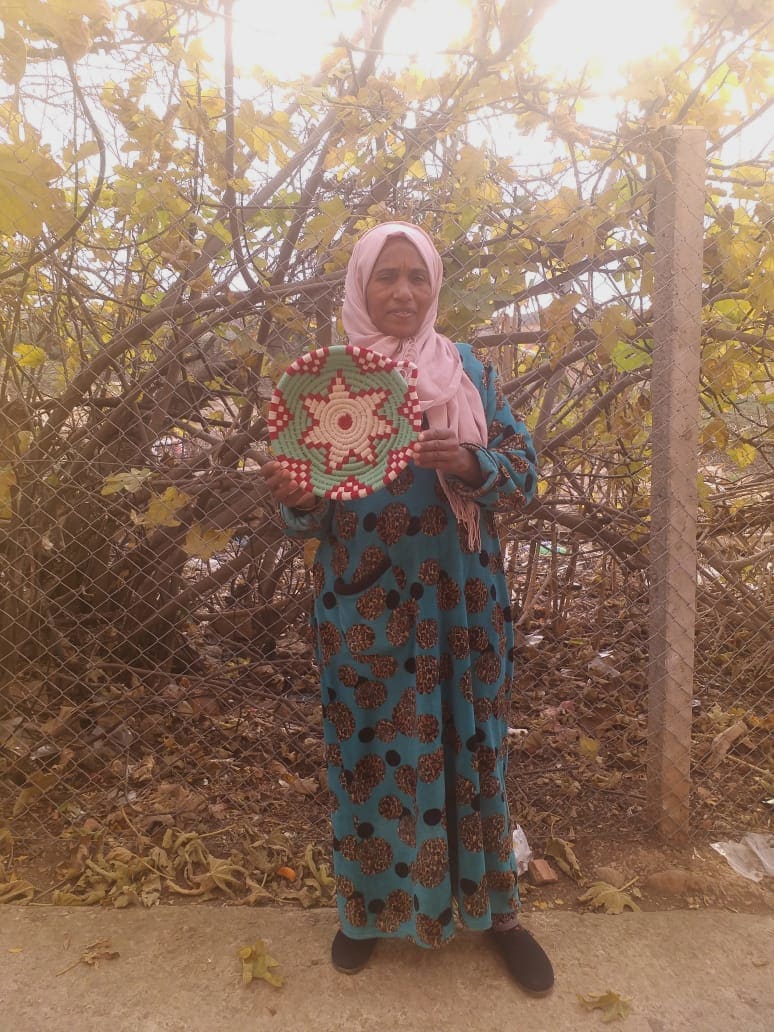  Basket  Red, Green Morocco