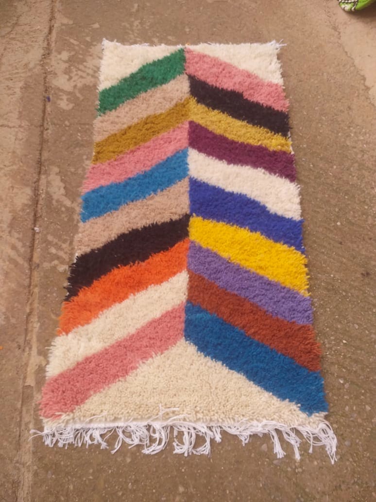  A rug  Colored Morocco