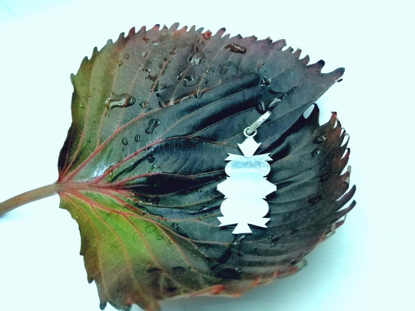  Necklace 800 Tiznit Silver Black, White Morocco