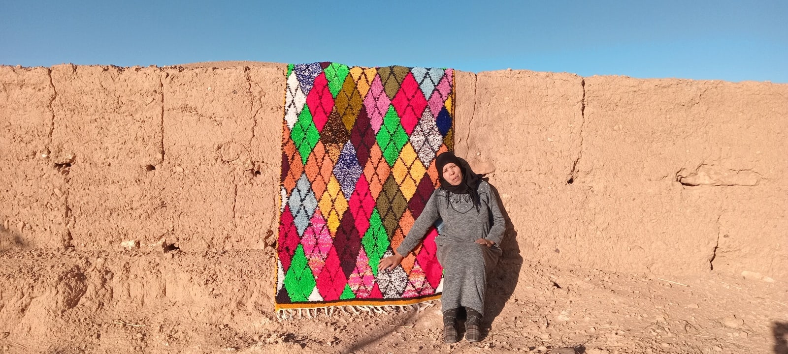  Flatweave Up Cycled Thread  Colored Morocco