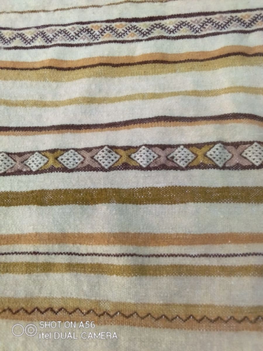 Woven Blanket  Colored Morocco