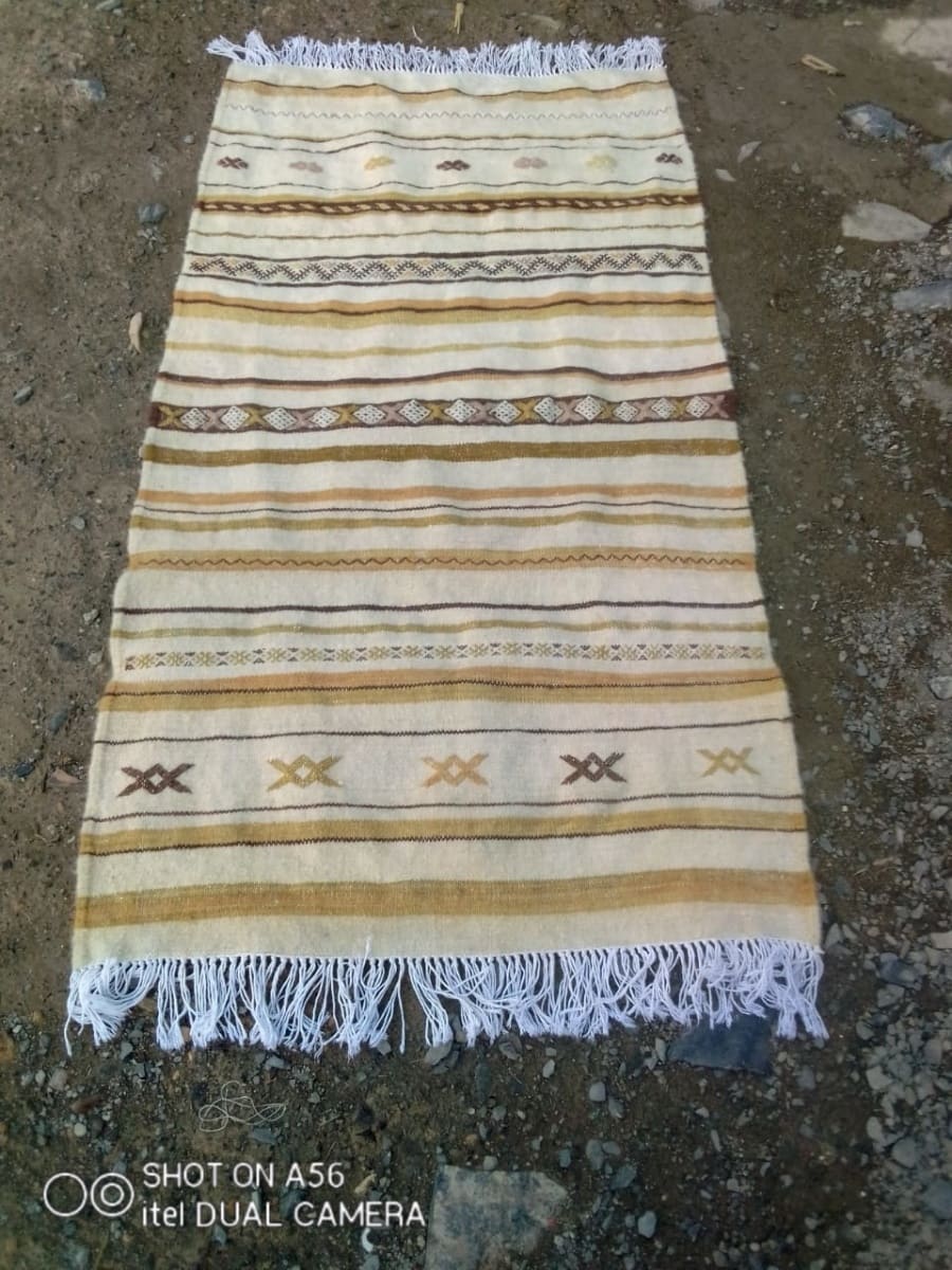Woven Blanket  Colored Morocco