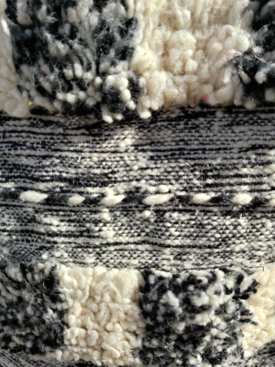  Hanbel Wool Black, White Morocco