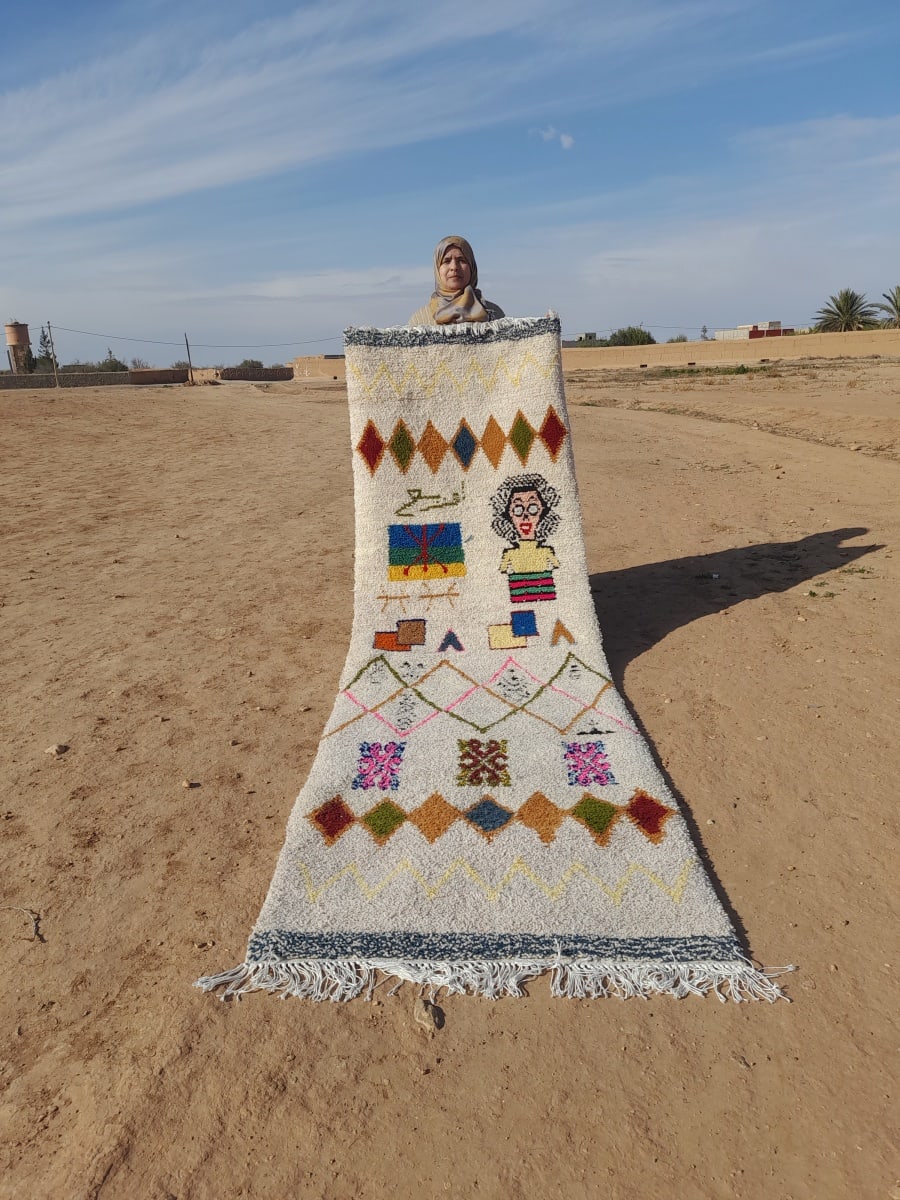  Rug   Colored Morocco