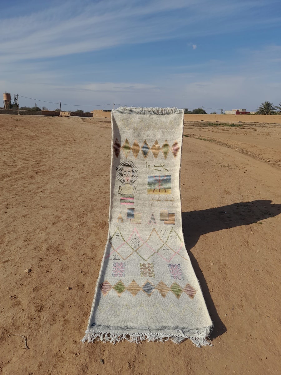  Rug   Colored Morocco