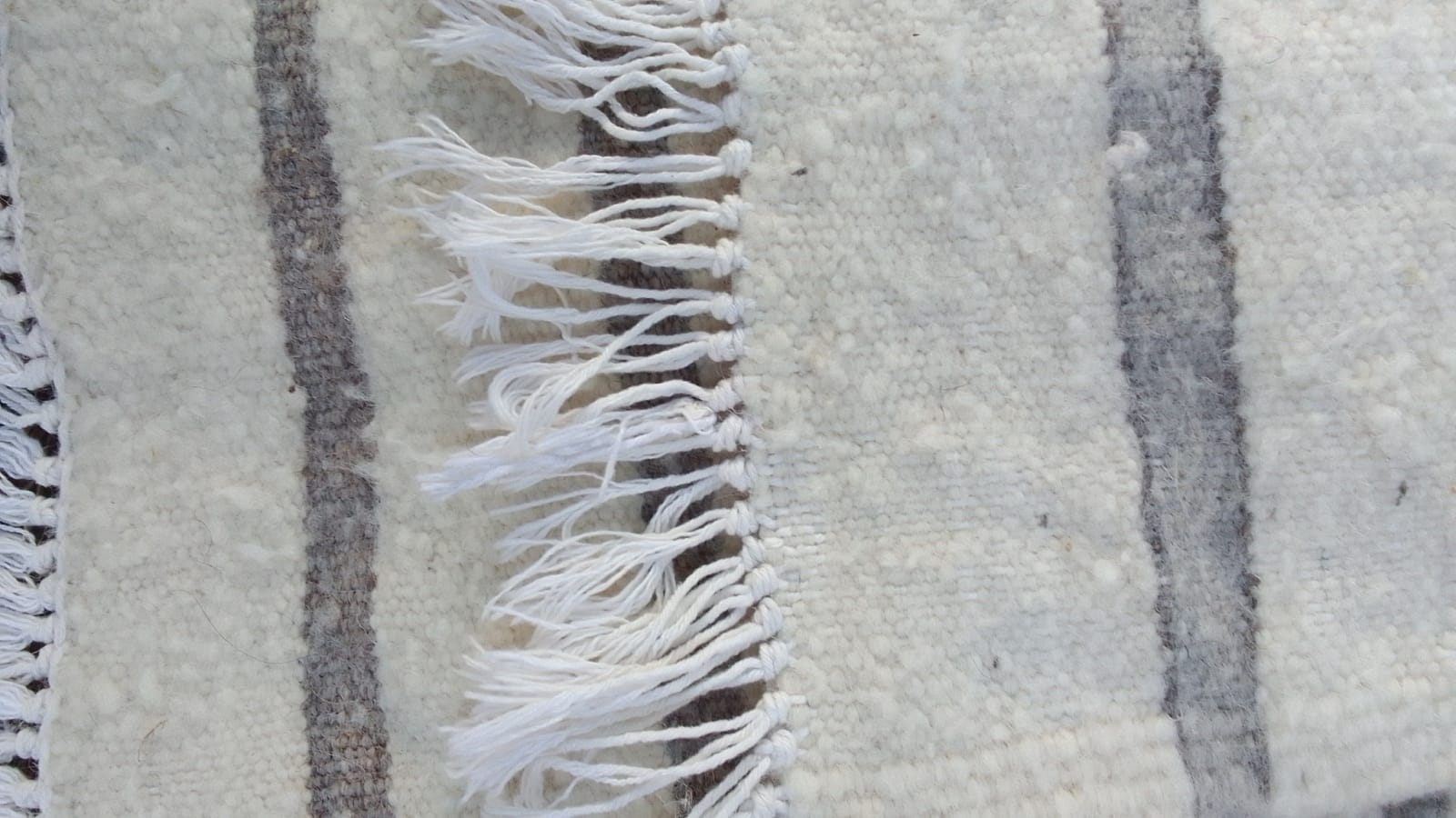  Hanbel blanket   Grey, White Morocco
