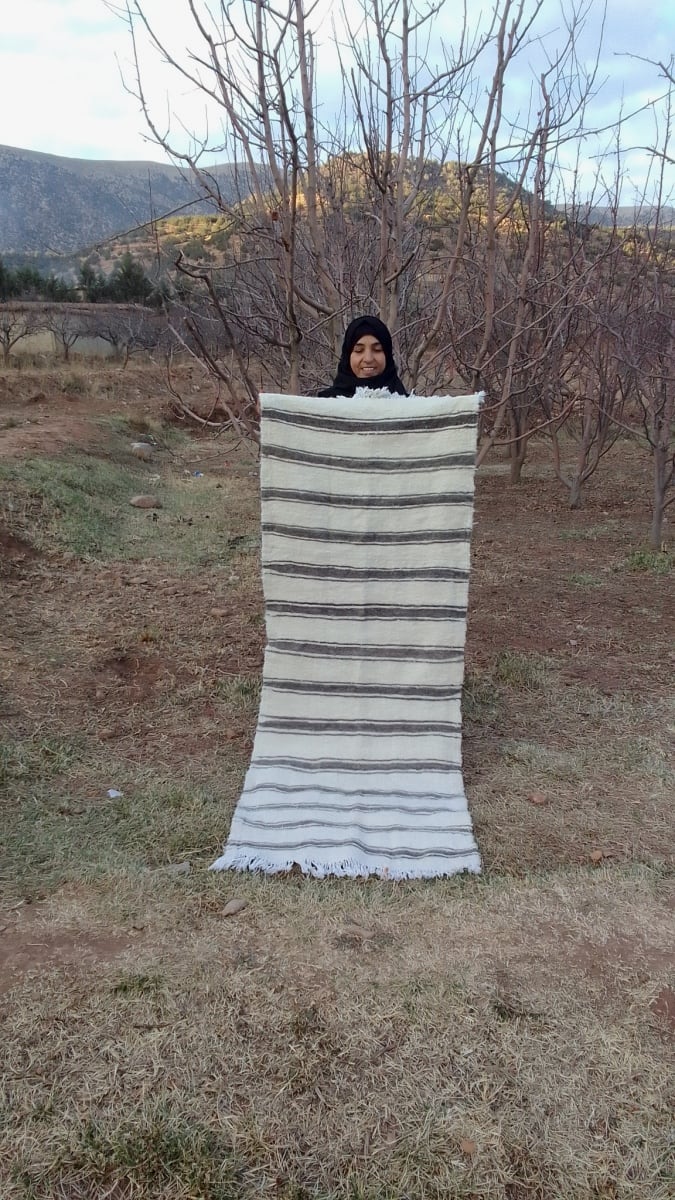  Hanbel blanket   Black, White Morocco