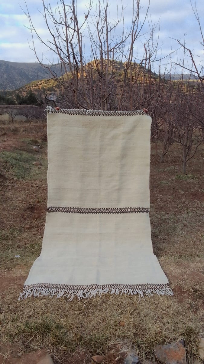  Hanbel blanket   Brown, White Morocco