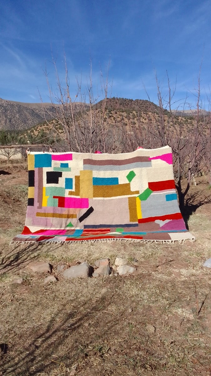  Rug  Colored Morocco