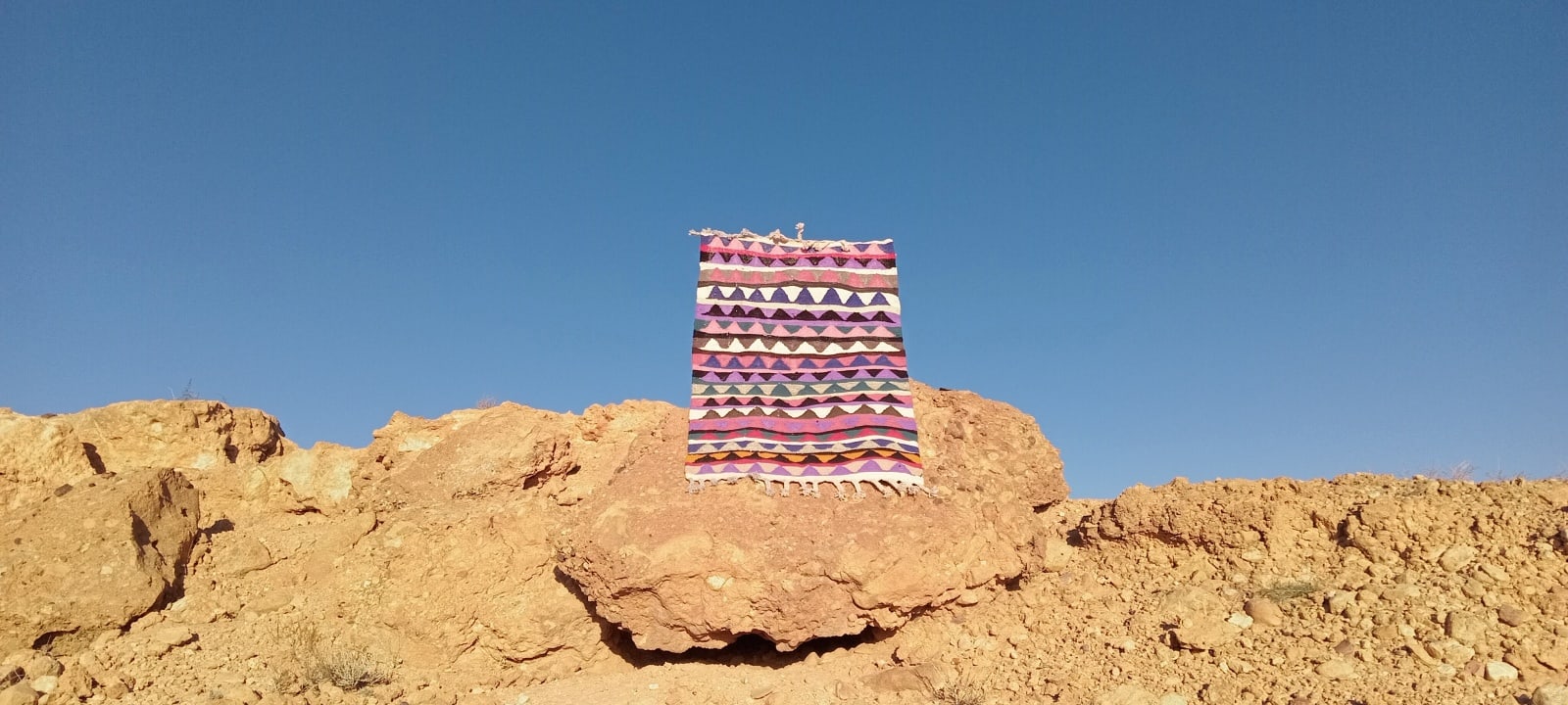  Boucherouite Up Cycled Thread  Colored Morocco