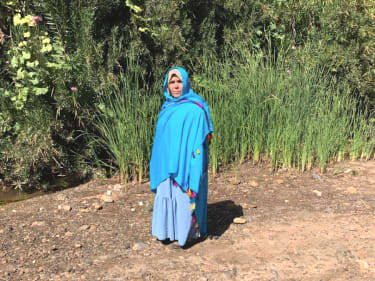  Tahrouit shawl  Colored Morocco