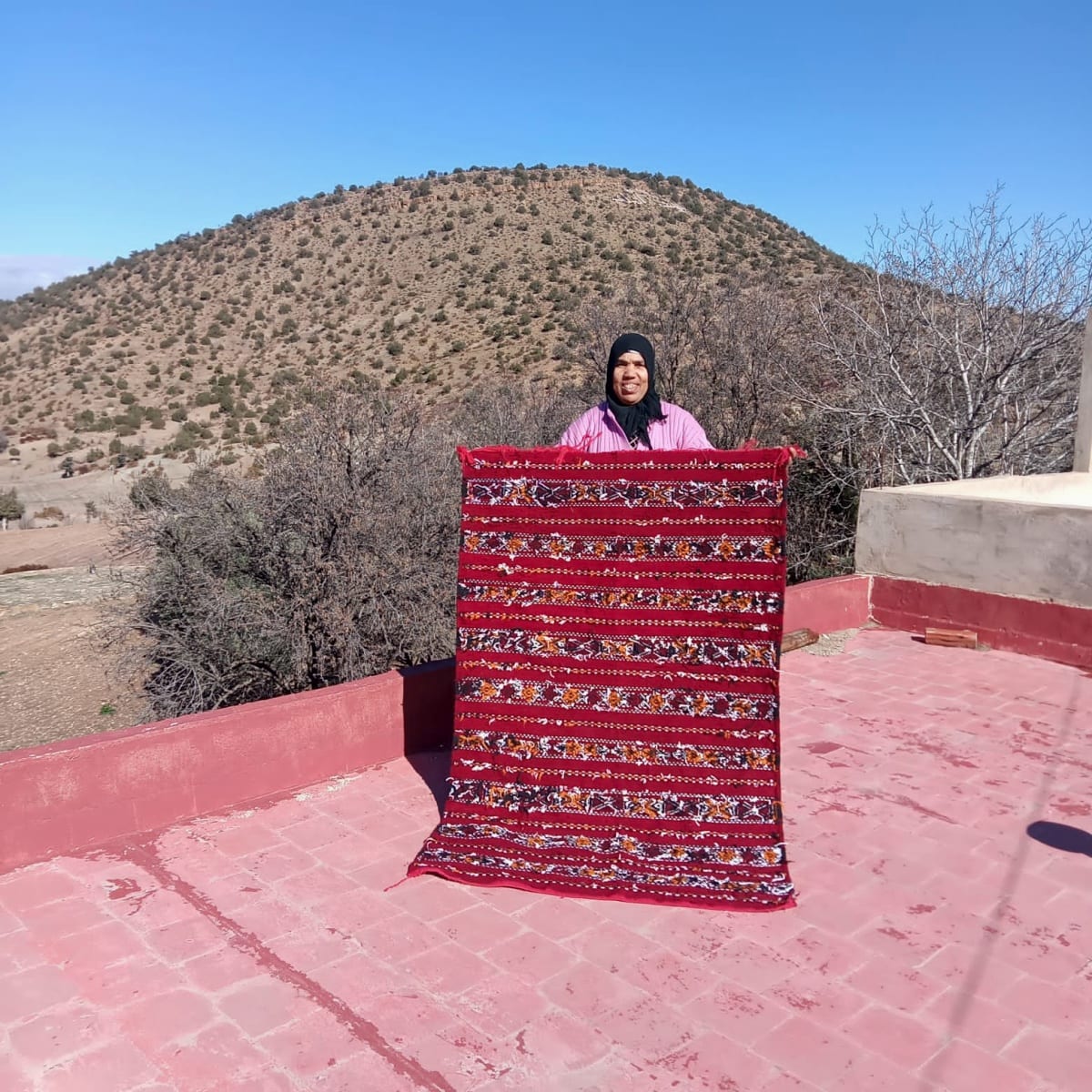  Flatweave  Colored Morocco