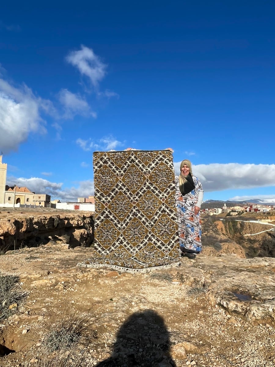  Marmoucha Rug Wool Warp and Wool Colored Morocco