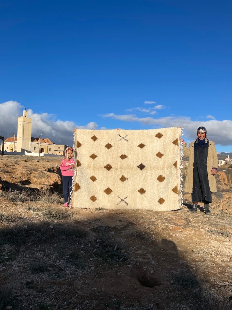  Beni Ourain  Brown, White Morocco