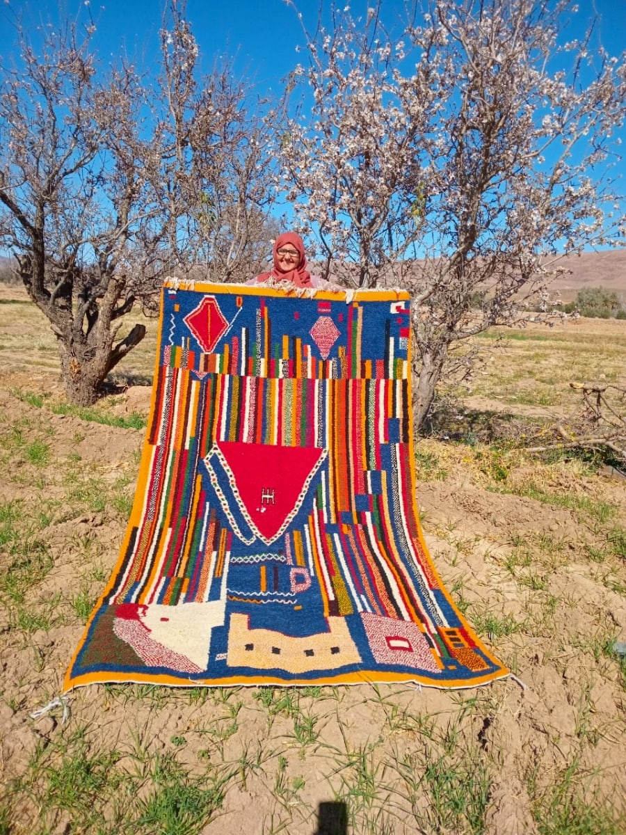 Handmade Moroccan Pileknot Rug