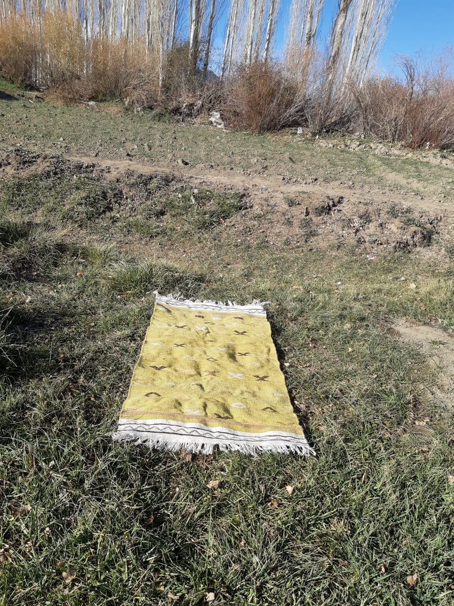  Woven Blanket  Colored Morocco