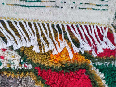 Handmade pileknot rug
