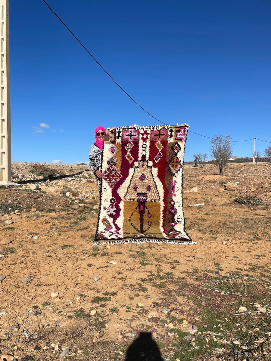  Marmoucha Rug  Colored Morocco