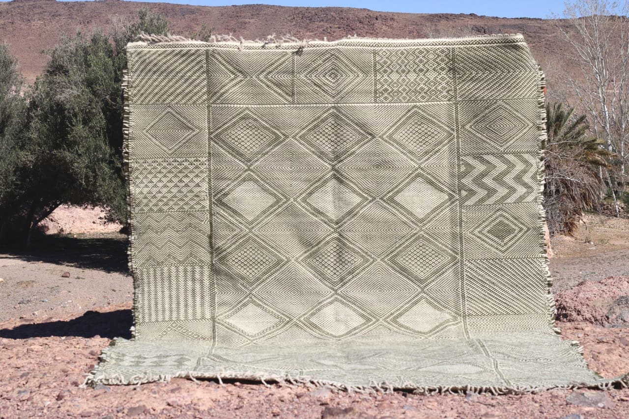  Hanbel  Brown, White Morocco