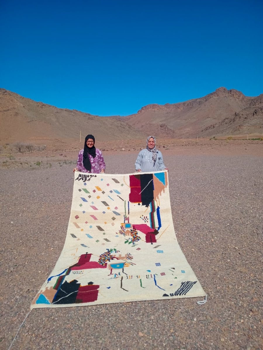 Handmade Moroccan Pileknot Rug