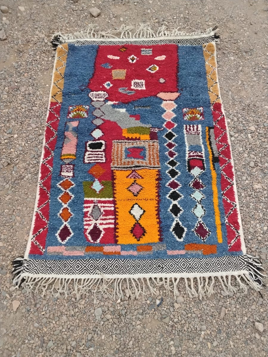  Pileknot Rug  Colored Morocco