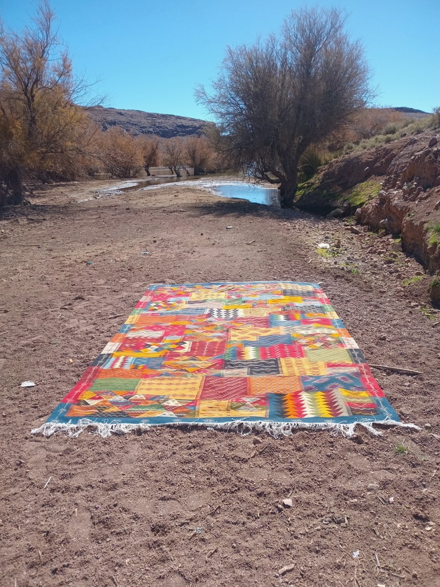 Handmade Moroccan Flatweave Rug