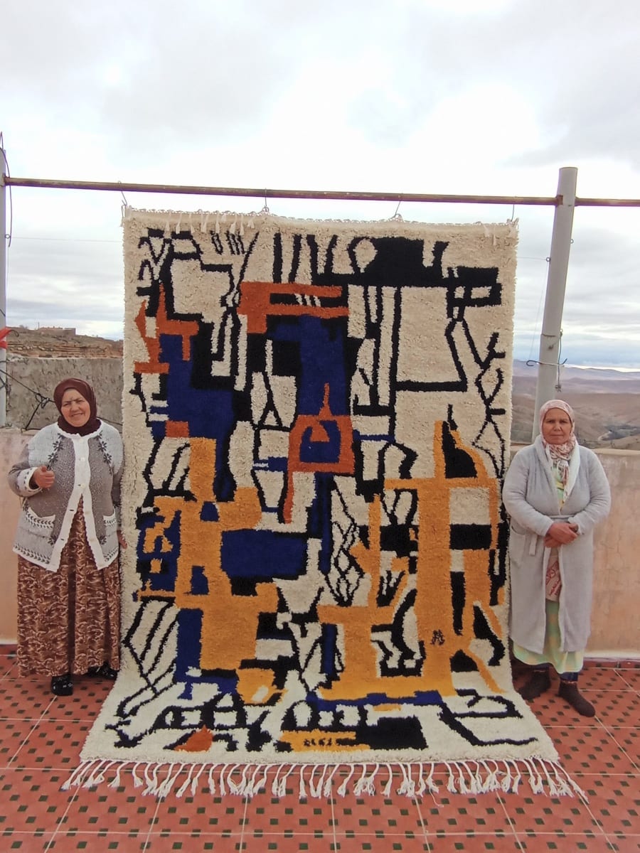  Pile Knot  Colored Morocco