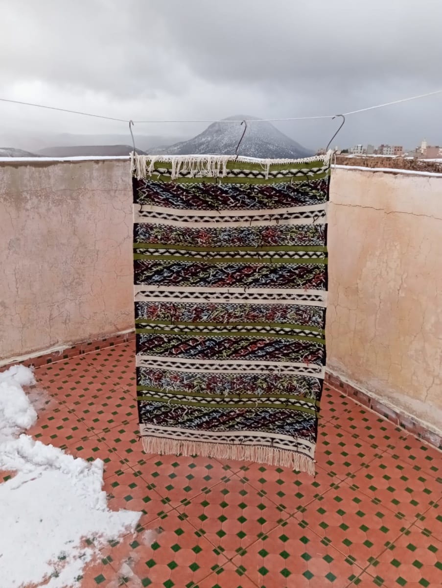  Flatweave  Colored Morocco