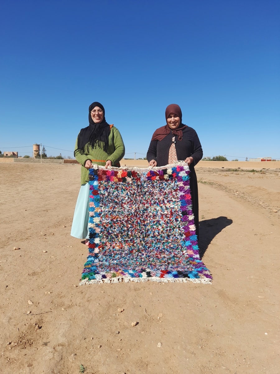  Rug   Colored Morocco
