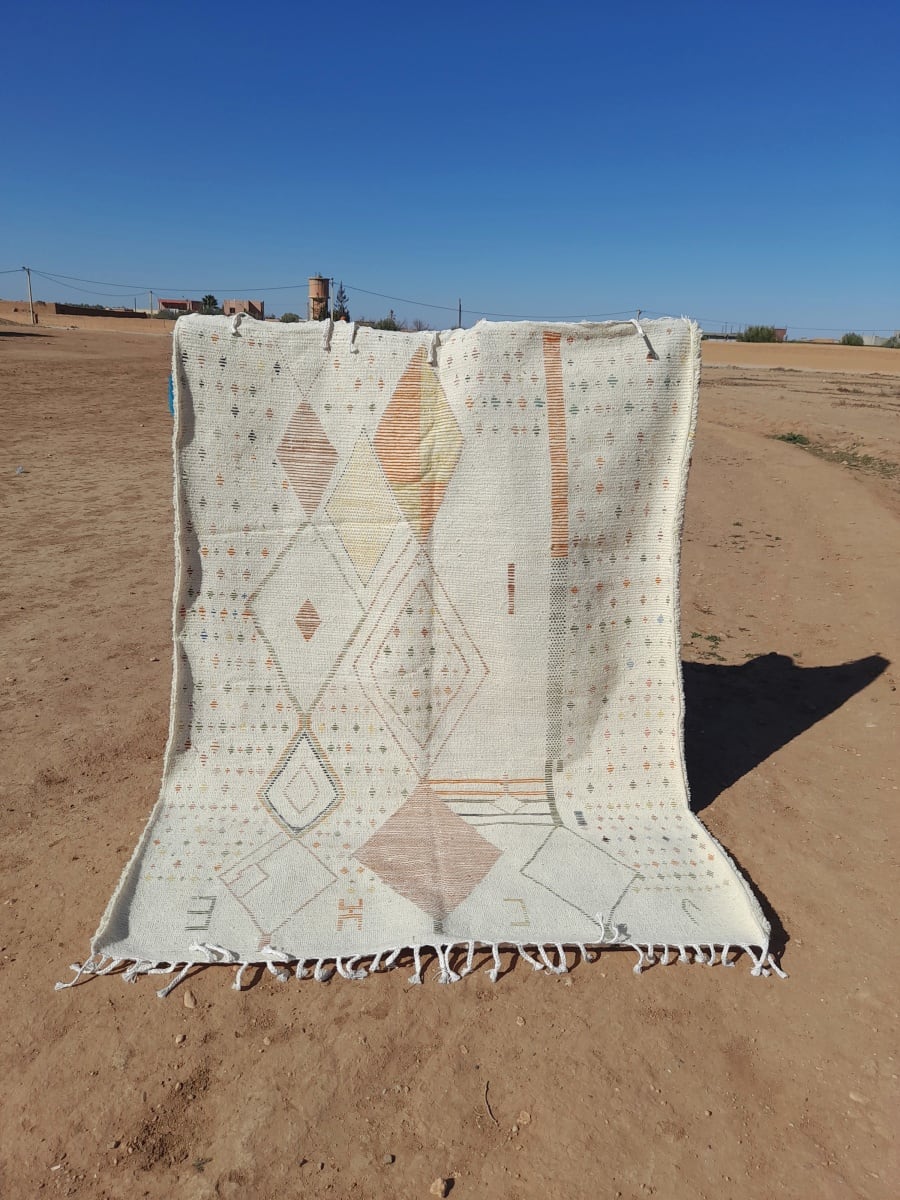  Rug   Yellow, Brown Morocco