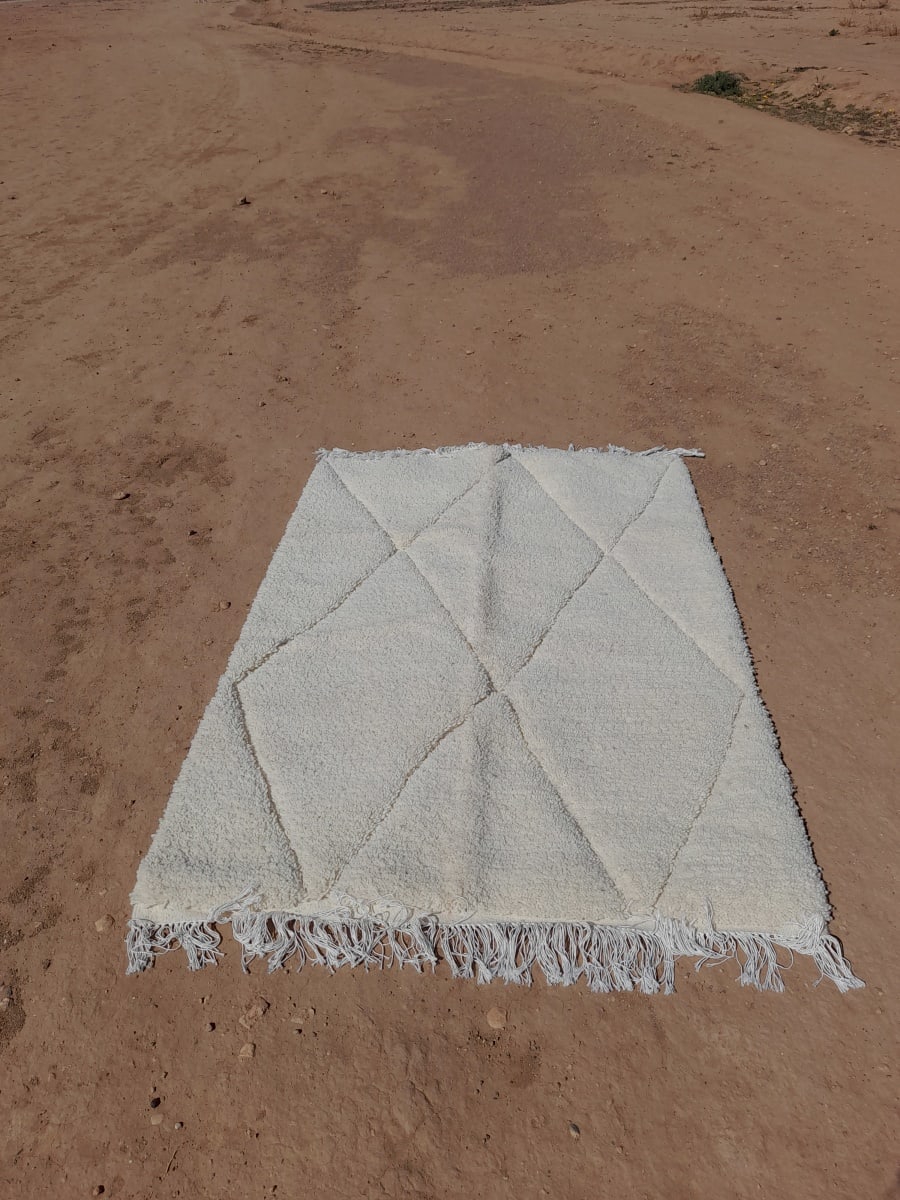  Rug   and  White Morocco