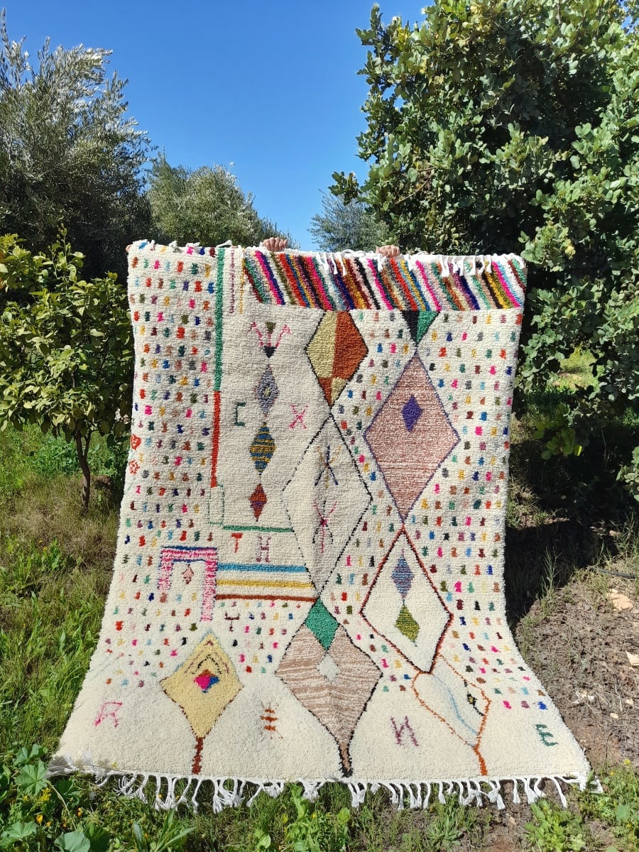  Rug   Colored Morocco