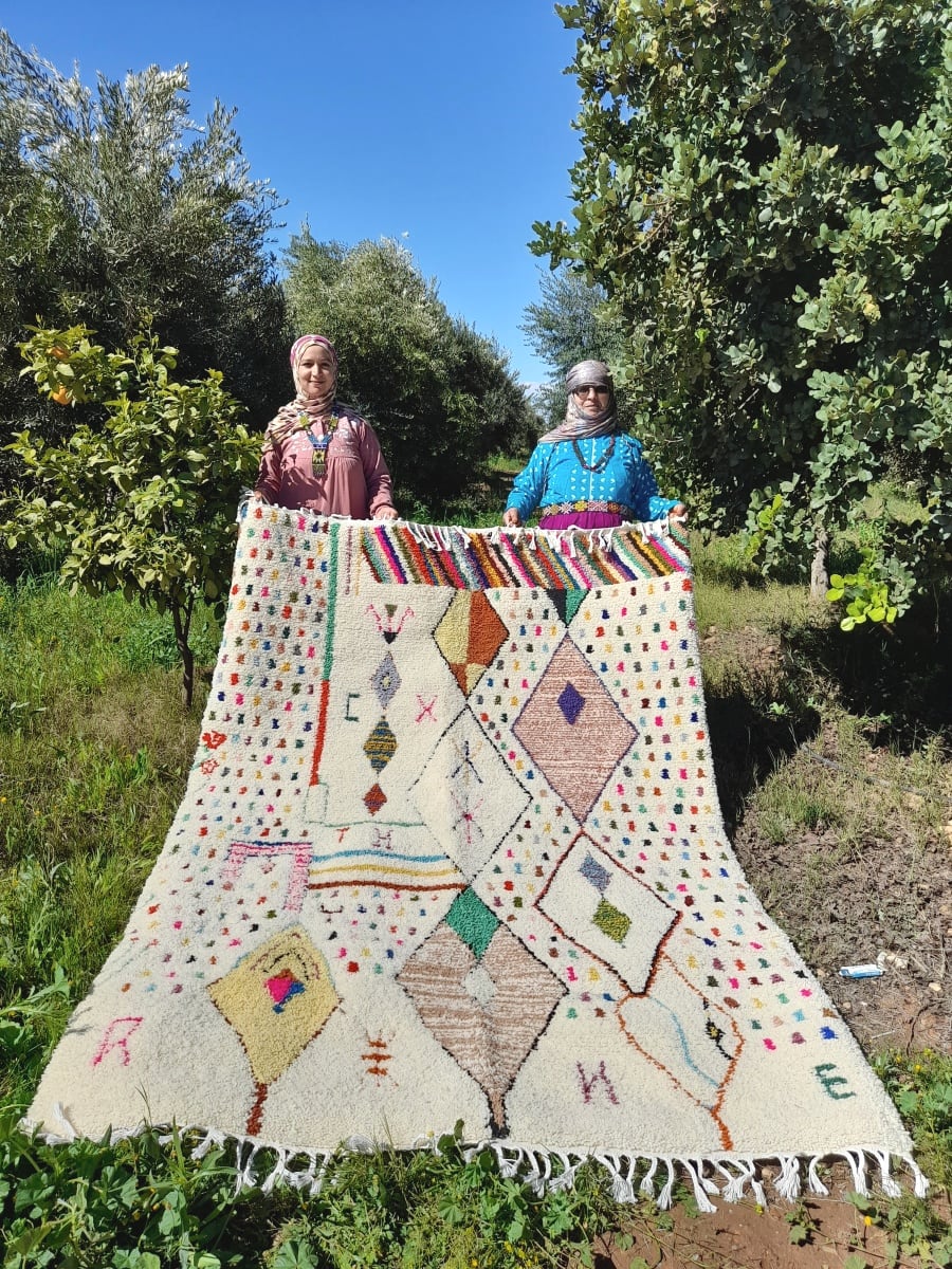  Rug   Colored Morocco