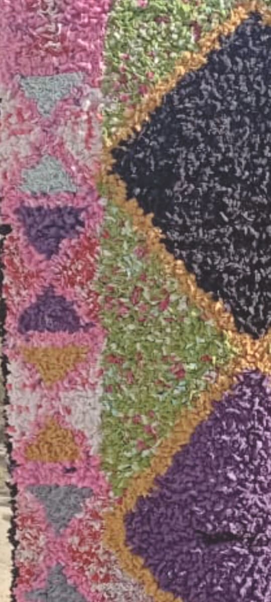  Boucherouite Cotton Thread Colored Morocco