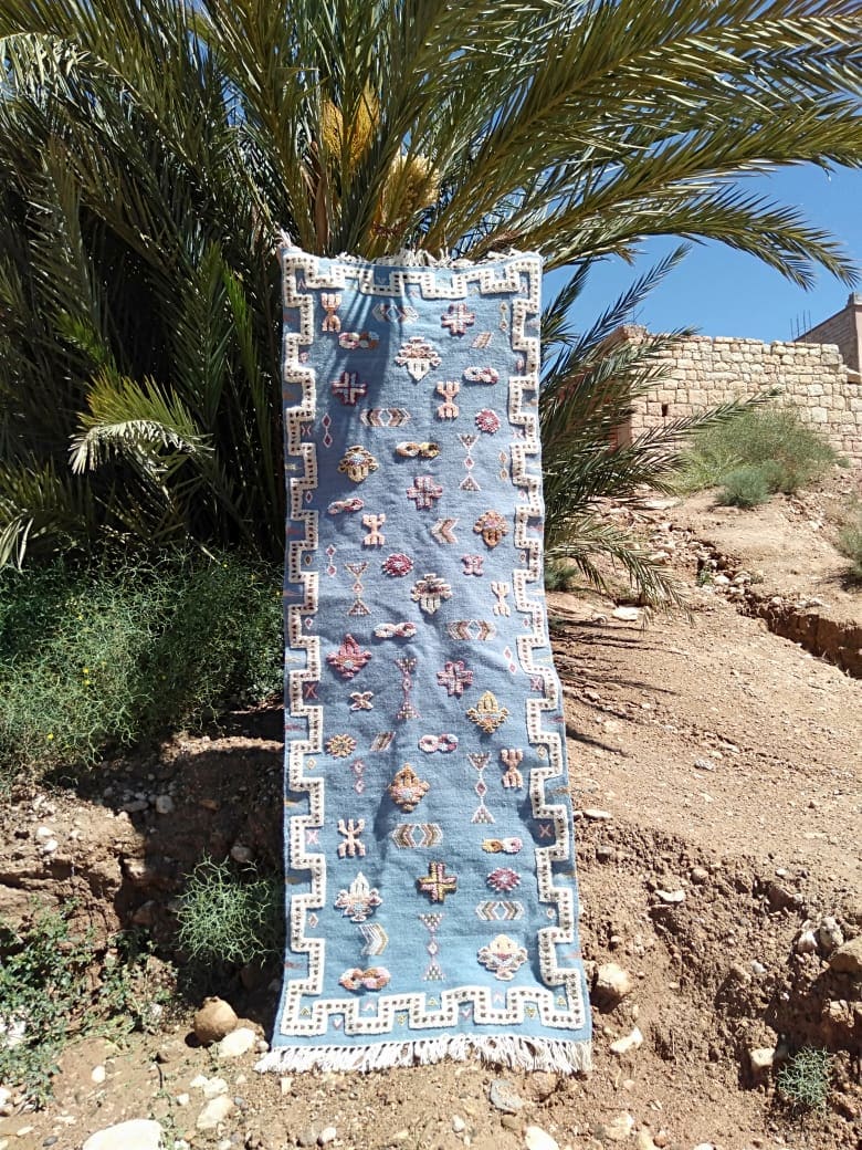 Flatweave and Pileknot rug