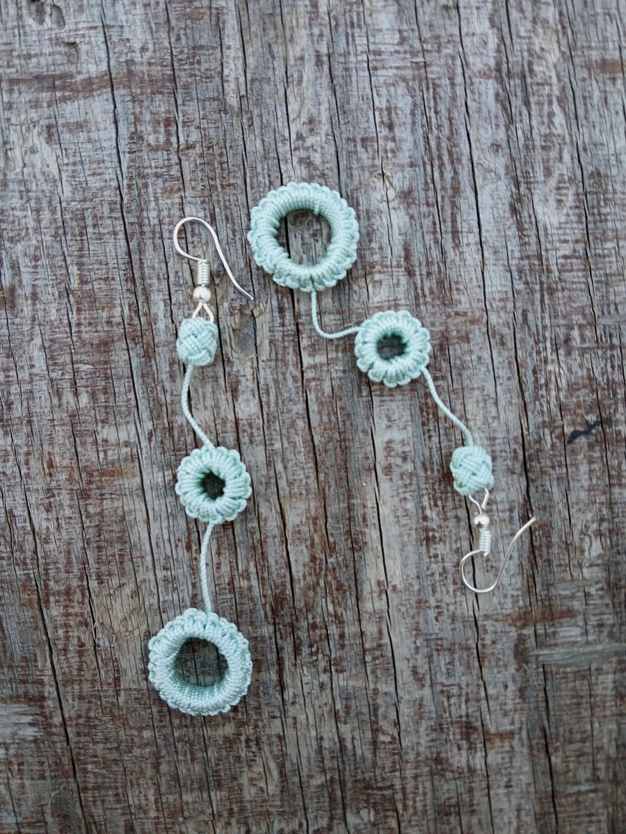 Multi Button Earrings