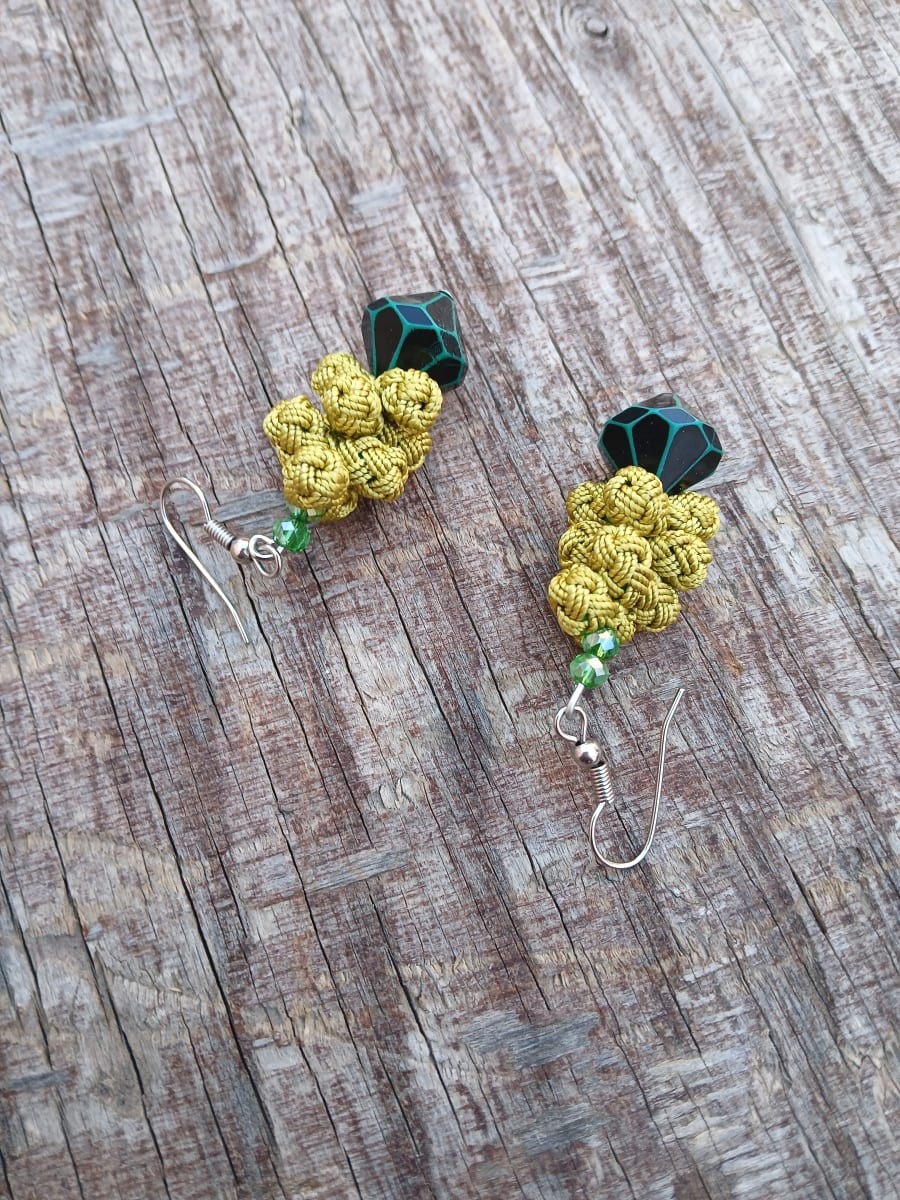 Multi Button Earrings