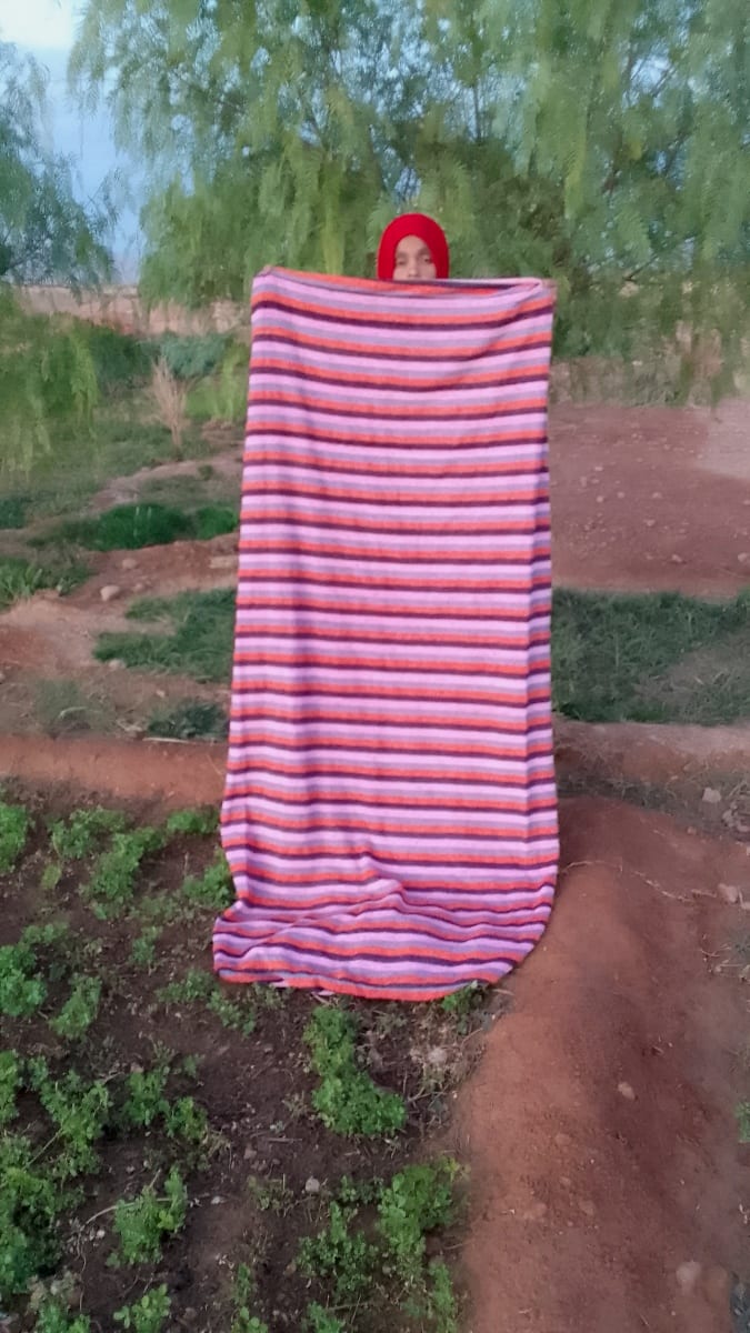  Mendeel Fabric Wool Threads Colored Morocco