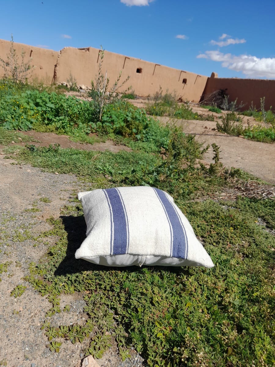  Pillow  and  Grey, White Morocco