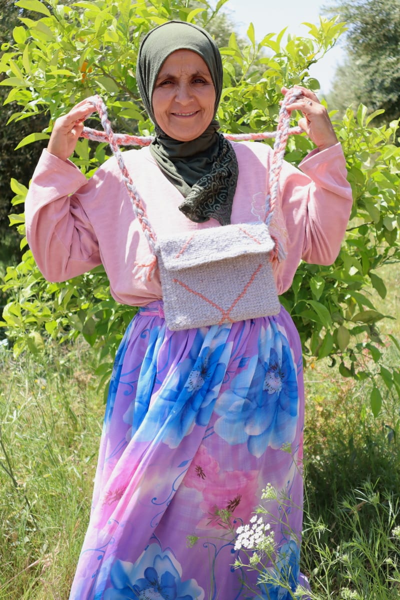  Flatweave  and  Pink, Grey Morocco